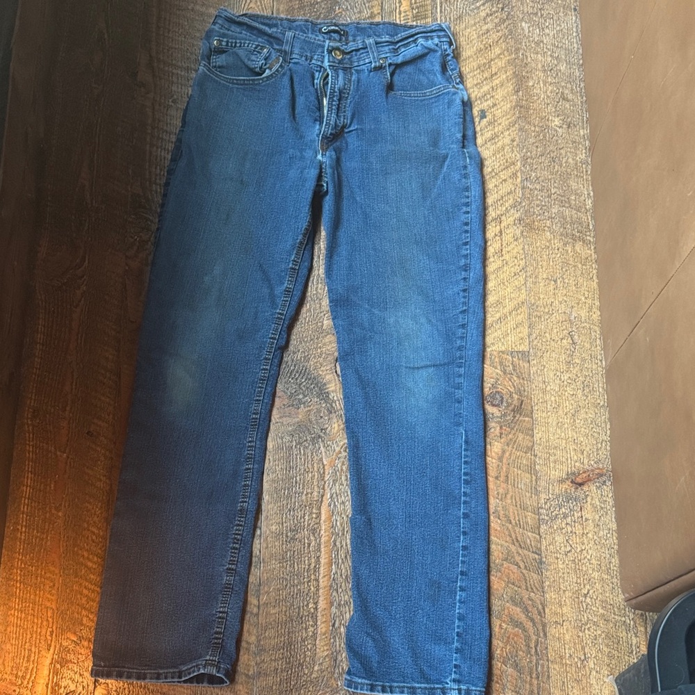 Origins Men's Straight-Leg Denim Jeans in Blue